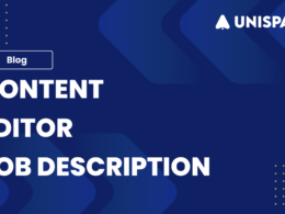 Content Editor Job Description Template