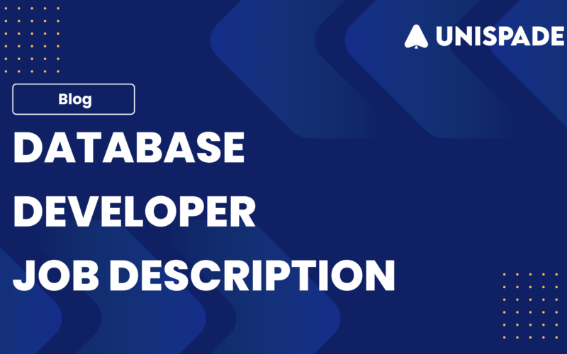 Database Developer Job Template