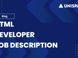 HTML Developer Job Description Template