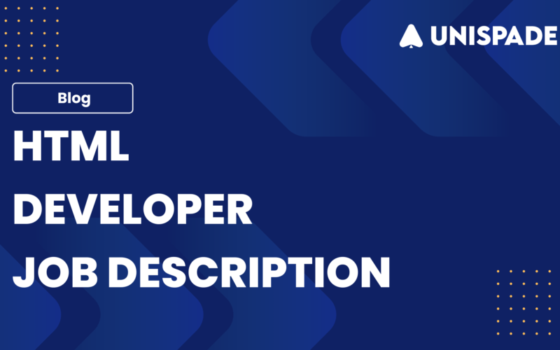 HTML Developer Job Description Template