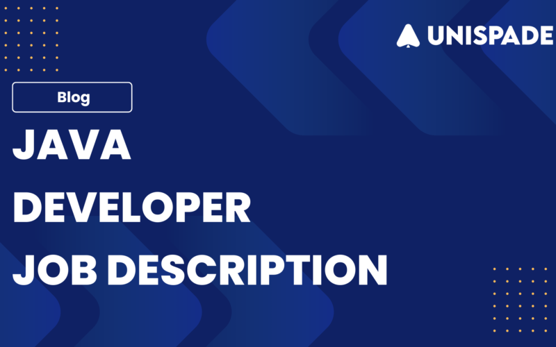 Java Developer Job description Template