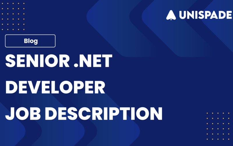 Senior .Net Developer Job Description