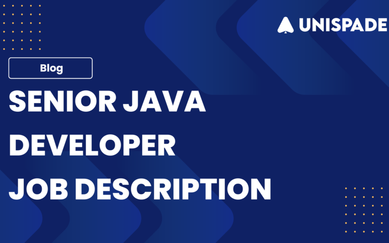 Senior Java Developer Job Description Template