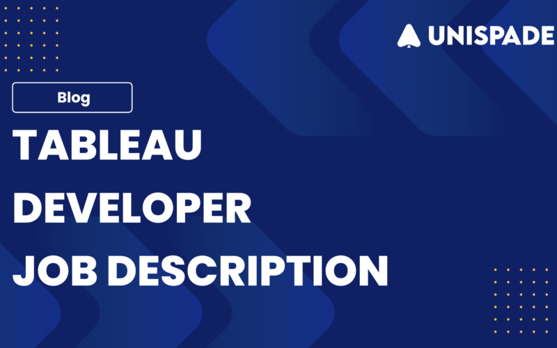 Tableau Developer Job Template