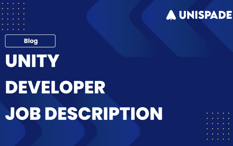 Unity Developer Job Description Template