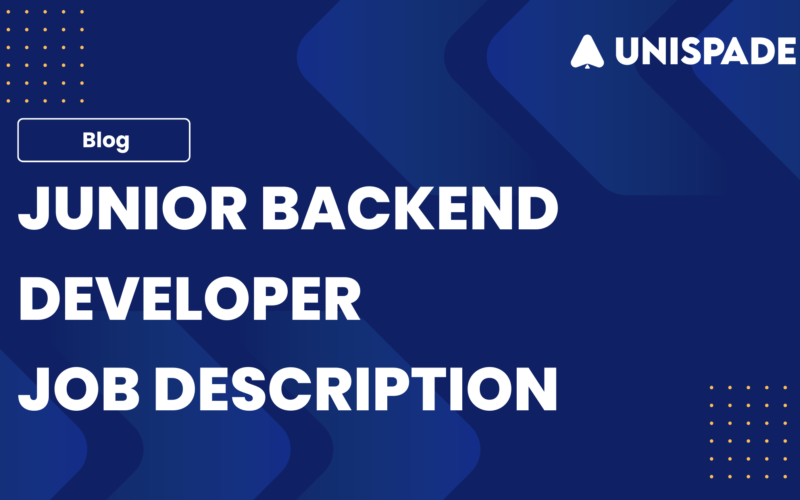 Junior Backend Developer Job Description