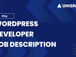 Wordpress Developer Job Description Template