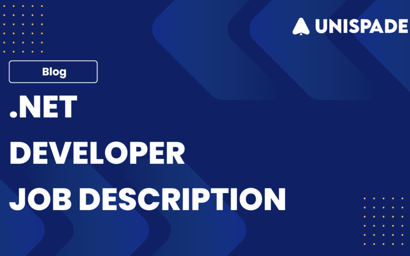 .NET Developer Job Description Template