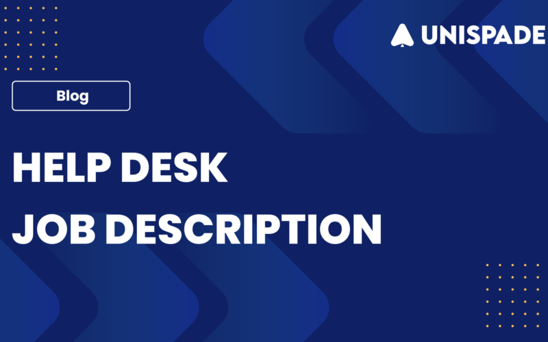 Help Desk Job Description Template